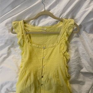 Aritzia Wilfred Delacroix Tank - Yellow Meringue